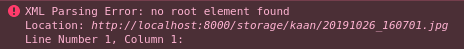 Error message in Firefox console. &ldquo;XML Parsing Error: no root element found. Location: http://&hellip;701.jpg Line Number 1, Column 1